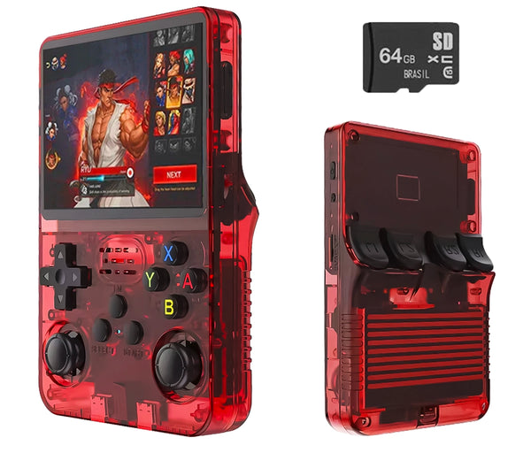 CONSOLE R36S™ - 21.500 JOGOS DE 20 + CONSOLE [180 DIAS DE GARANTIA] ÚLTIMAS UNIDADES!🎁