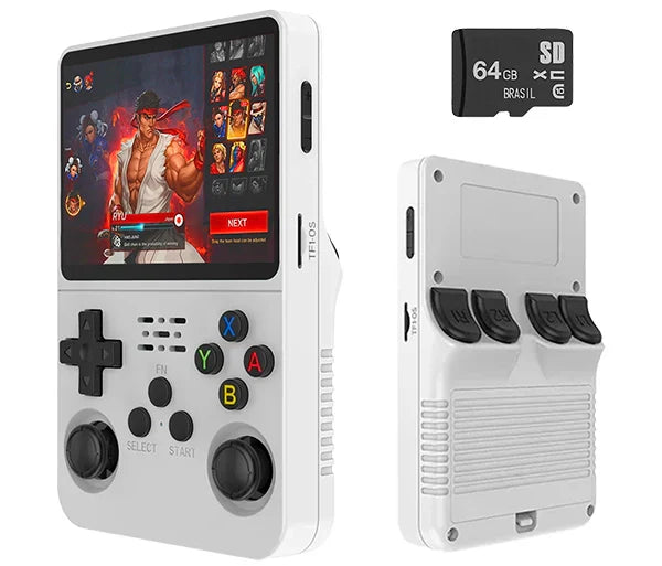 CONSOLE R36S™ - 21.500 JOGOS DE 20 + CONSOLE [180 DIAS DE GARANTIA] ÚLTIMAS UNIDADES!🎁