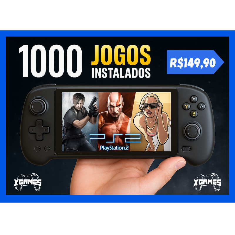 LEGACY X556: Do Atari ao PS5 — Liberdade total de jogos em um único dispositivo
